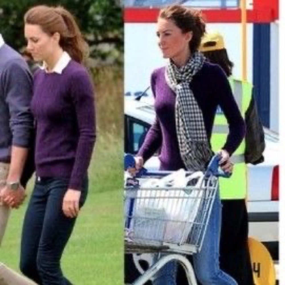 Ralph Lauren Slim fit Cashmere Sweater ASO Kate Middleton
